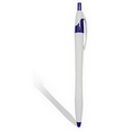 Click Action Eco Friendly Plastic Ballpoint Pen
